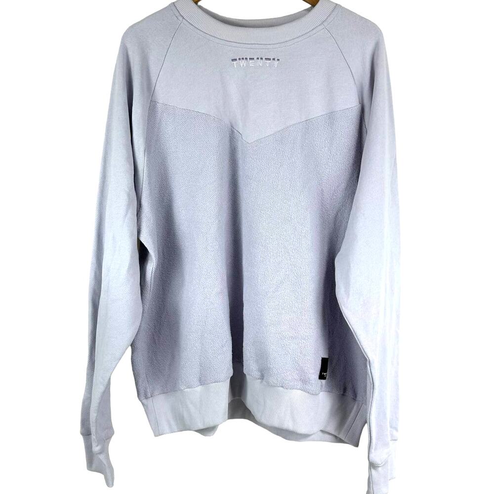 Twenty Montreal Sunnyside Reversed Terry Pullover Purple Men's Size XL NWT NEW